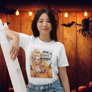 Halloween Mom Two-Sided Graphic T-shirt