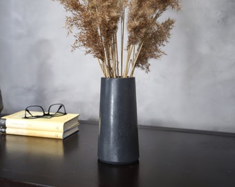 Vase For Branches, Tall Vase, Plant Vase, Flower Vase, Pottery Vase, Minimalist Decor, Bud Vase, Concrete Flower Vase, Dried Flowers Vase