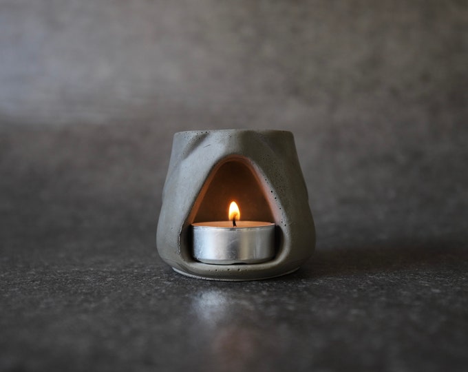 Essential Oil Warmer, Aromatherapy Holder, Concrete Aromatherapy Burner, Mindfulness Meditation, Essential Oil Burner, Aroma Oil Burner