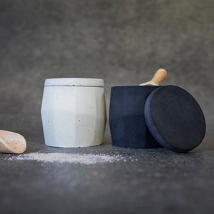 Salt and Pepper Cellar with Lid, Salt and Pepper Bowl, Salt Cellar, Salt Pepper Pot, Salt Box, Spice Jar, Tea Pot, Spice Pot, Tea Cellar