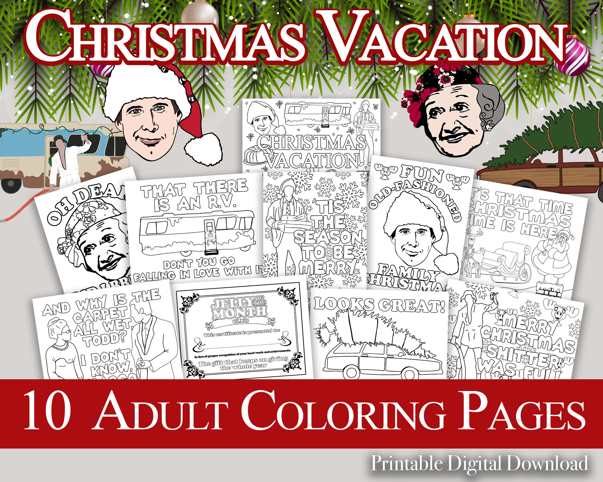 Christmas Adult Coloring Pages - Il Fullxfull.4430793622 Ittz 
