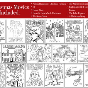 Christmas Movie Coloring Pages Printable, Christmas Coloring Pages ...