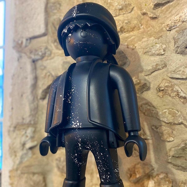 Playmobil custom decorative, popart status…
