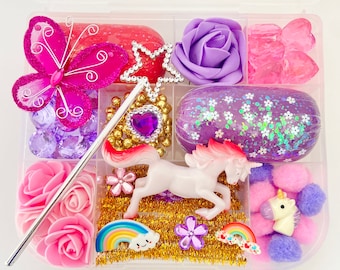 Unicorn Sensory Playdough Kit: Birthday Gift for Girls