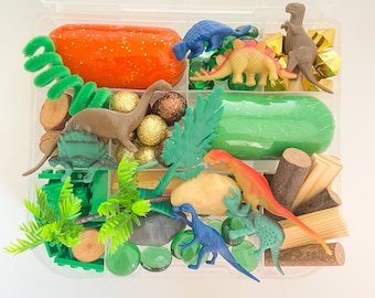 Dinosaur Play dough Kit, Christmas Gift,Stocking stuffer, Playdough kit,Dinosaur sensory play, play doh kit, Boys birthday gift,Jurassic toy