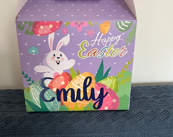 Cute personalised Easter treat box