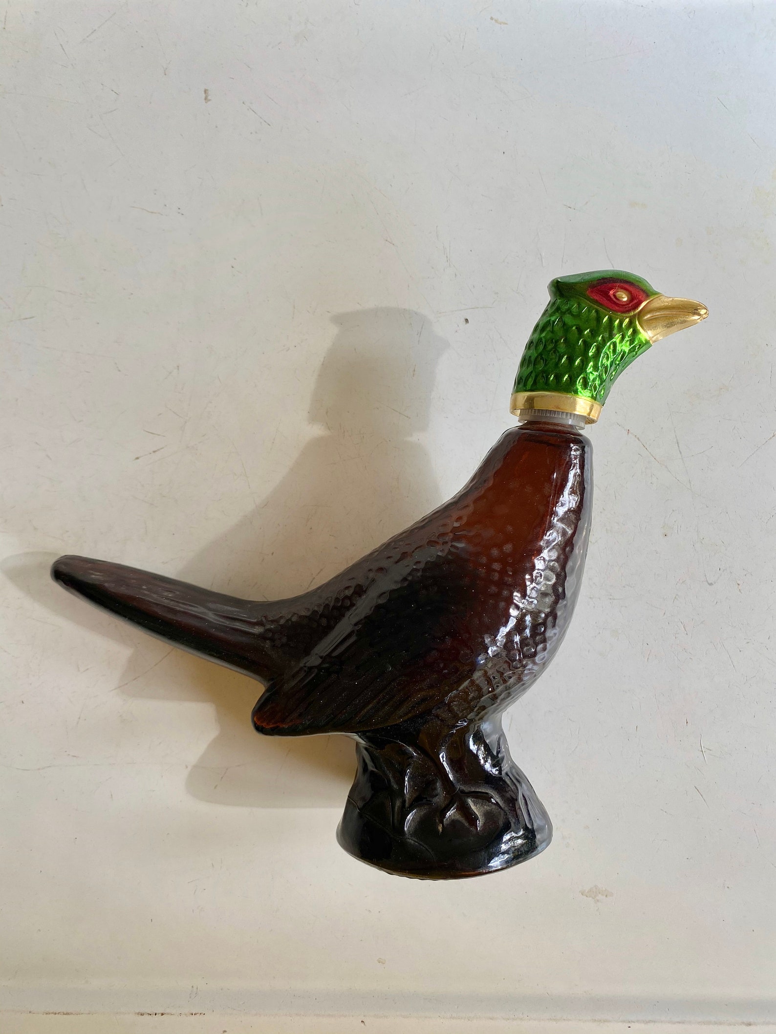 Vintage avon glass bird bottle pheasant decanter Etsy