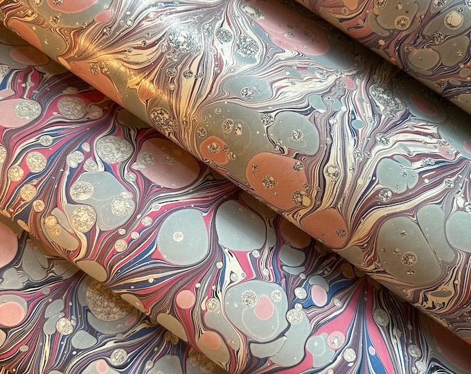 Handmade Paper Large Extra Large Hand Marbled Papers With Wax Seal - Etsy
