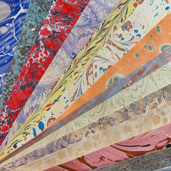 A4 Experimental Marbled Paper Selection