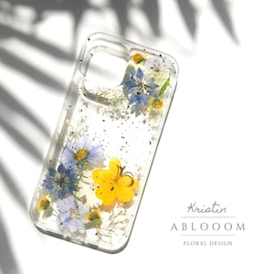 Pressed flower phone case for iphone se 7 8 plus x xr 11 12 13 14 pro max case, Samsung Galaxy s21 S22 fe case, Google pixel 5 6 7 pro case