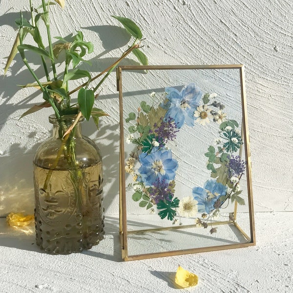 Glass Frame for Pressed Flowers Etsy