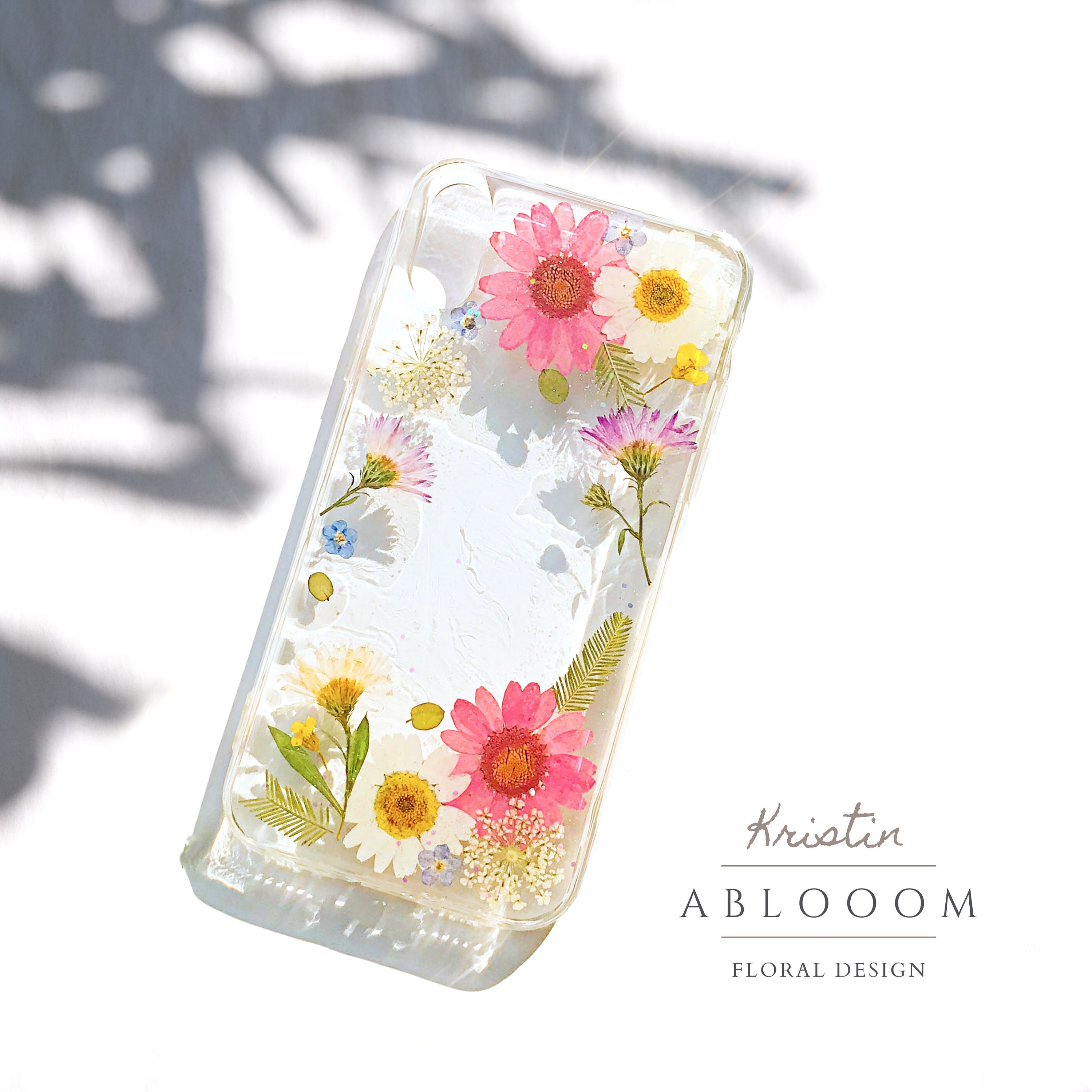押し花電話ケース iPhone X 11 12 13 mini 14 15 pro max ケース 