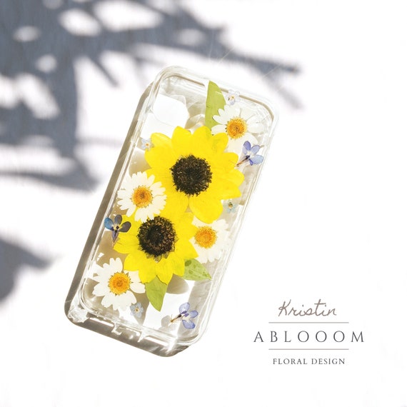 Pressed Flower Phone Case, iPhone Se 7 8 X Xr 11 12 13 14 15