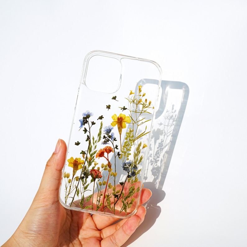 Pressed Flower Iphone 14 13 12 11 Pro Max Case Iphone X XS XR Etsy UK