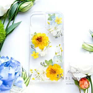 Pastel Floral Uneven Checkered Pattern iPhone 15 14 Rugged Case - Dubsnatch