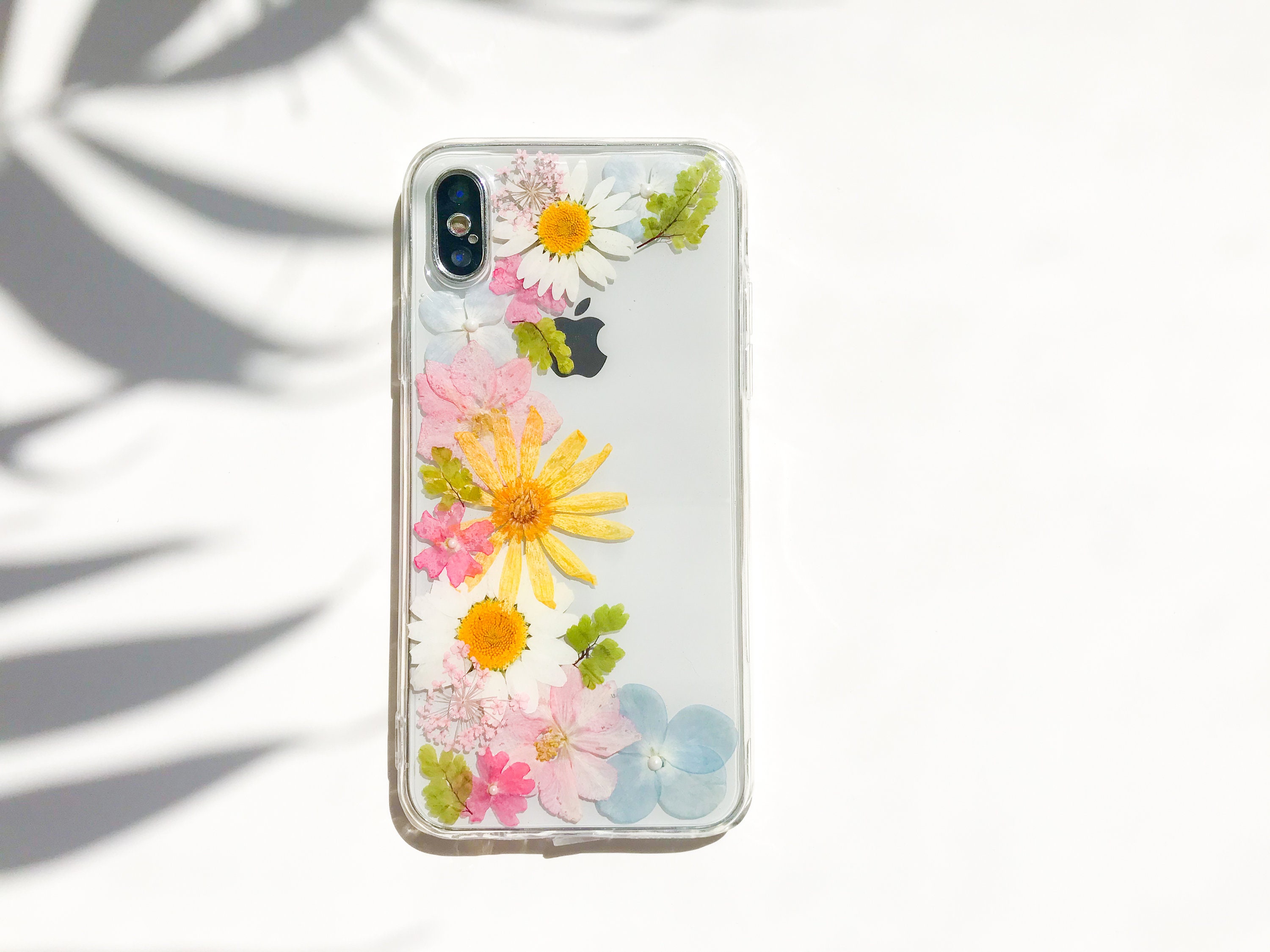 Handmade dried pressed flower phone case iPhone 12 pro max Etsy