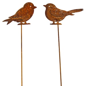 Set of 2 Lovely Garden Stake Bird - Garden Decoration