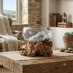 Glas schale deko