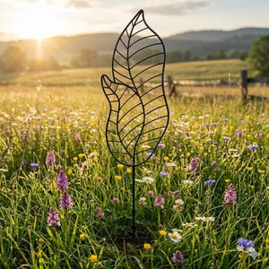 Duży wzór kratownicy z liśćmi, ok. 166 cm - dekoracja ogrodowa