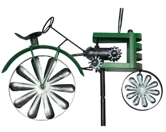 Wind turbine tractor approx. 130 cm - garden decoration