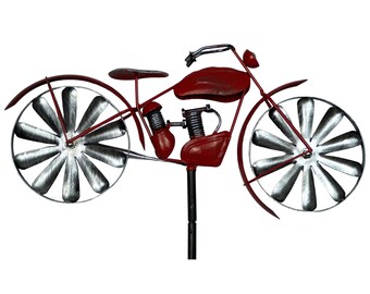 Wind turbine motorcycle approx. 130 cm - garden decoration