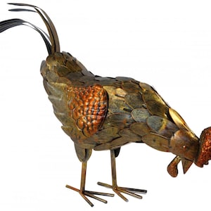 Kogut w odcieniach miedzi ok. 40 cm - figura dekoracyjna