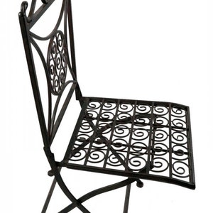 Santos metal folding seating set, 4 pieces Garden furniture seating set image 3