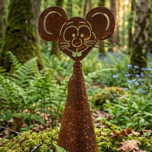 Wunderschöner Zaunhocker Maus