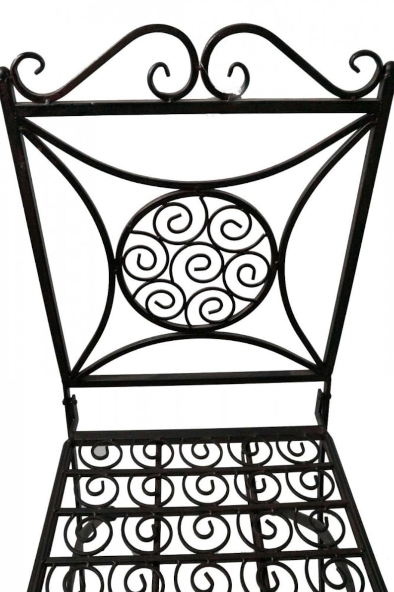 Santos metal folding seating set, 4 pieces Garden furniture seating set image 4