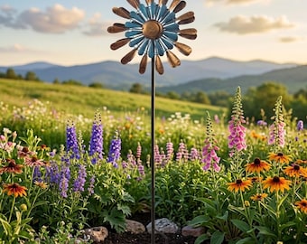 Elegante carillon a vento con design floreale: un tocco di fascino per il tuo giardino