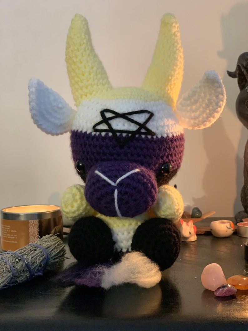 Baphomet Plush Large handmade crochet amigurumi plushie | Etsy