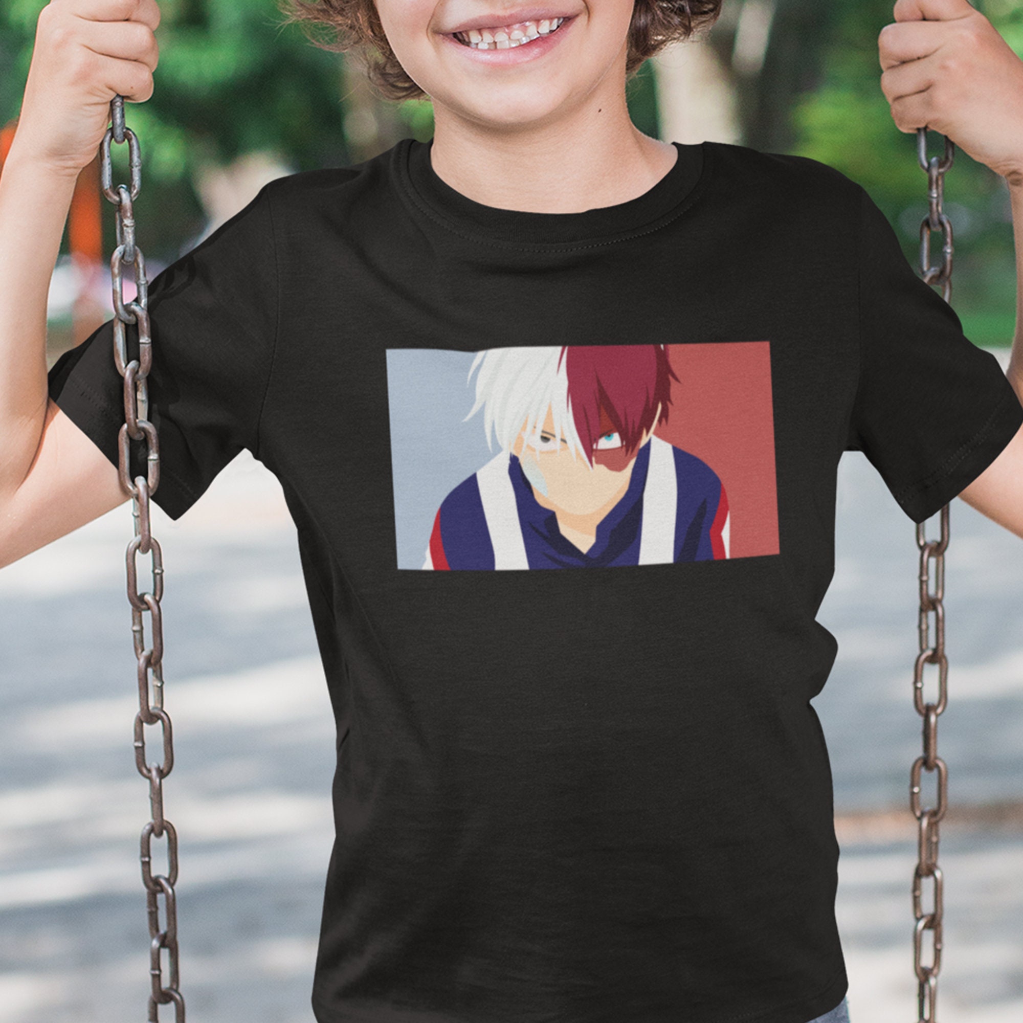 Todoroki Shoto T-Shirt Todoroki Sticker Half Cold Half Hot | Etsy