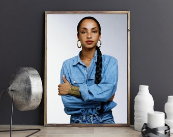 Sade Adu Artwork Sade Adu Namaste Poster Sade Adu Fan Gifts Sade Adu Wall Art Music Art Print Sade Adu Vintage Photo Sade Adu Print Sade Adu Art Print