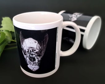 Tasse Fliege Fotografie Künstler Becher * Fly * Insekten Liebhaber schwarz & weiß * gothic dark Horror Entomologie