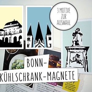 Bonn Kühlschrank-Magnet
