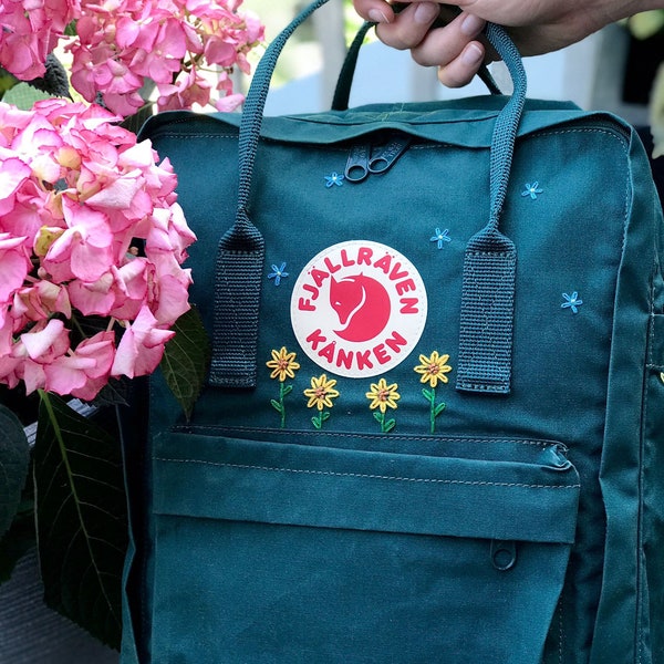 Embroidery Kanken backpack handmade (send me your backpack)