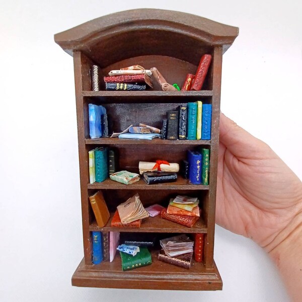 Dollhouse Bookcase Etsy