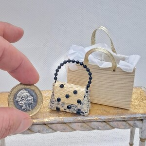 Miniatur Mode Taschen, Puppenhaus Mode, Puppenhaus Mode, 1:12 Taschen