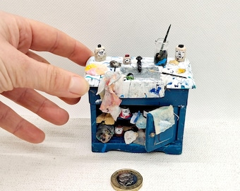 Miniature Artists Sink, 1:12 Scale Dollhouse Basin