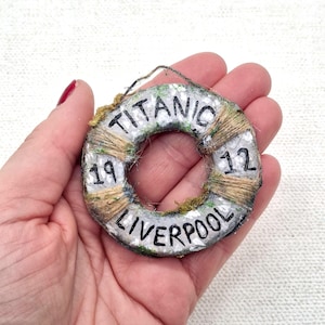 Miniature Life Buoys, Dolls House Life Rings, Dollhouse Nautical Decor, Seaside Miniatures