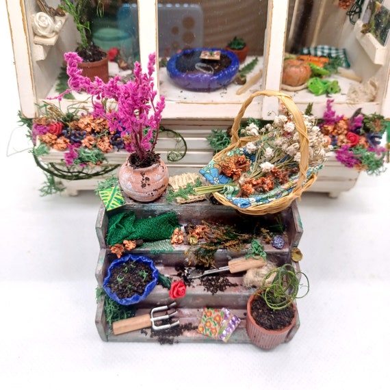 Dolls house garden best sale accessories