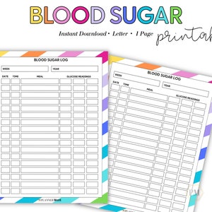Blutzucker, Glukosemesswerte, Zuckertracker, Medizinischer Planer, Diabetestracker, Blutzucker