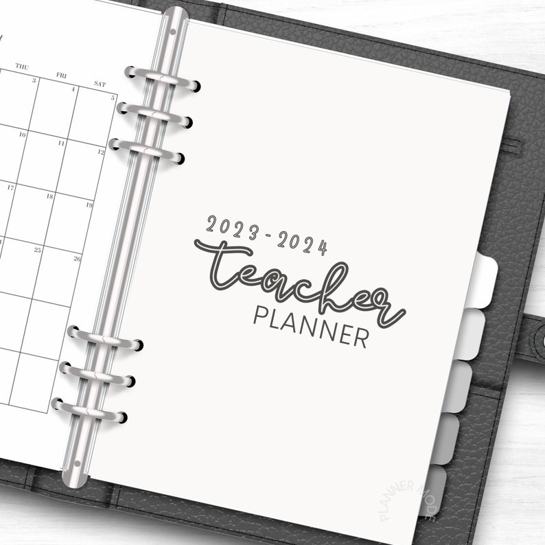 Teacher Planner Printable Teacher Gradebook 2023 2024 Etsy