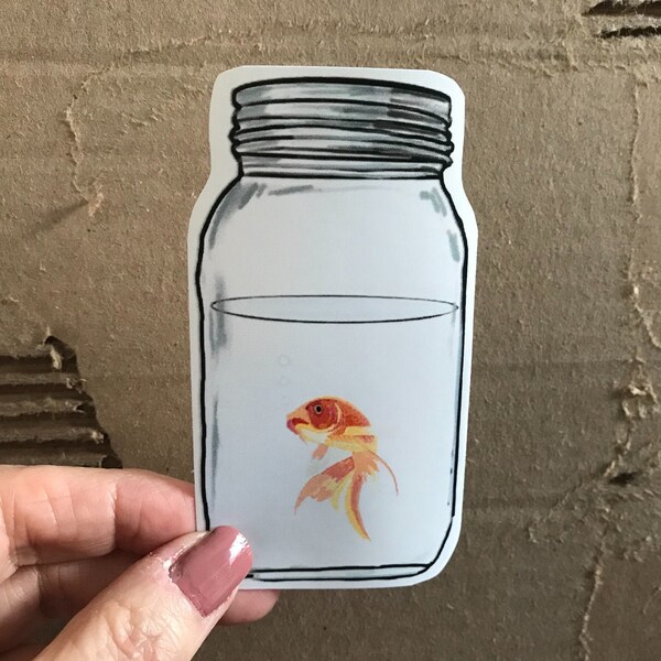 Fish Mason Jar Etsy