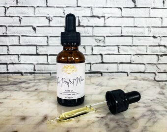 Huile à barbe parfumée entièrement naturelle