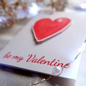 Biglietto 3D di San Valentino / Formato A5 o A6 / Biglietto d'amore / Cartolina di San Valentino / Ti amo biglietto / Sii il mio San Valentino / Mi piaci molto la bacca