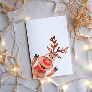 Tarjetas de Navidad / Tarjeta de Navidad plantable / Postal de papel de semilla de Navidad / Deseos de vacaciones de Navidad / Tarjeta de Navidad con sobre / Semilla