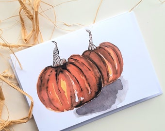 Greeting card | Pumpkin card | Halloween themed card