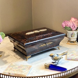 The Countess Loved Her Antique French Burr Walnut and Gilt Metal