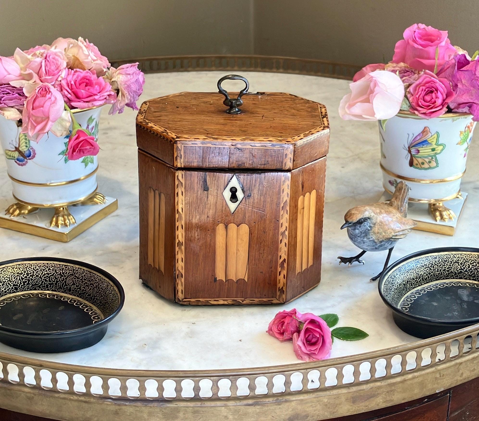 【希少】アンティークBOOTHSブース 陶器　ティーキャディー Vintage Tea Caddy - Etsy Canada